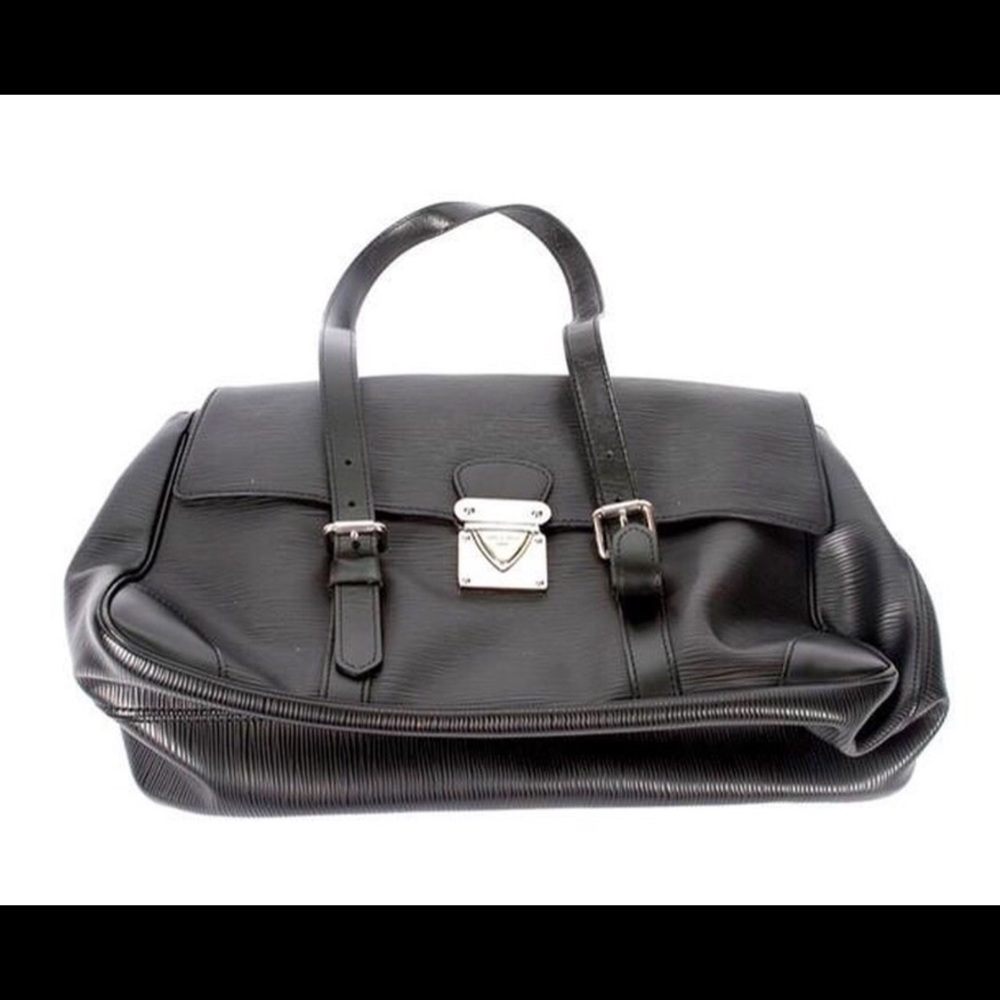 Pre-loved: Louis Vuitton Black Epi Leather Handbag